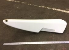 Spoiler lateral cabină dreapta sus Volvo alb