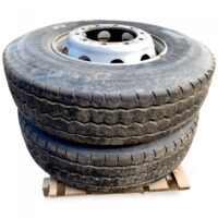 Set 2 Roți Solaris 295/80R22.5 cu Jante 225x825-15