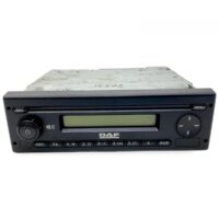 Radio auto DAF cu display digital și butoane de control frontale
