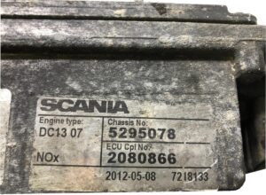 Calculator de motor camion scania dc13 07 chassis no: 5295078 ecu cpl no: 2080866