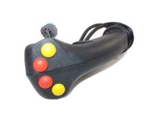 Joystick control pentru miniexcavator JCB 80152 cu 4 butoane colorate