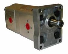 Pompa Hidraulică Tandem Metalică Cu Conectori Roșii