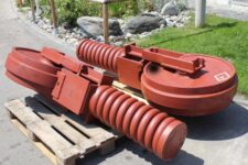 Rola întinzătoare cu arc pentru excavator Case Poclain EC100 GCK HC300 HC300L