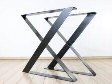 Picioare Metalice pentru Masă Tip X