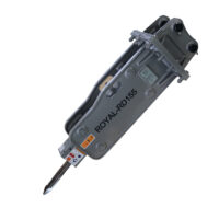 Picon hidraulic ROYAL-RD155 mini-excavator și buldoexcavator